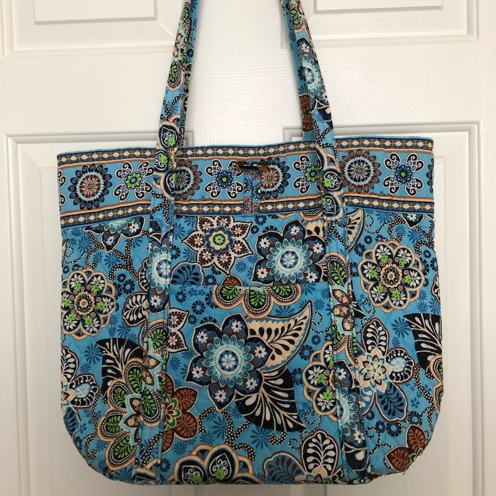 Vera Bradley Vera Tote - Bali Blue